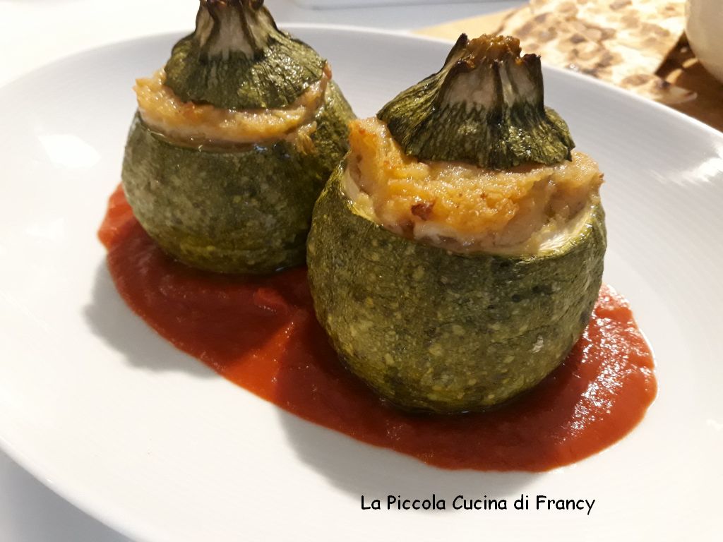 Zucchine ripiene vegetariane