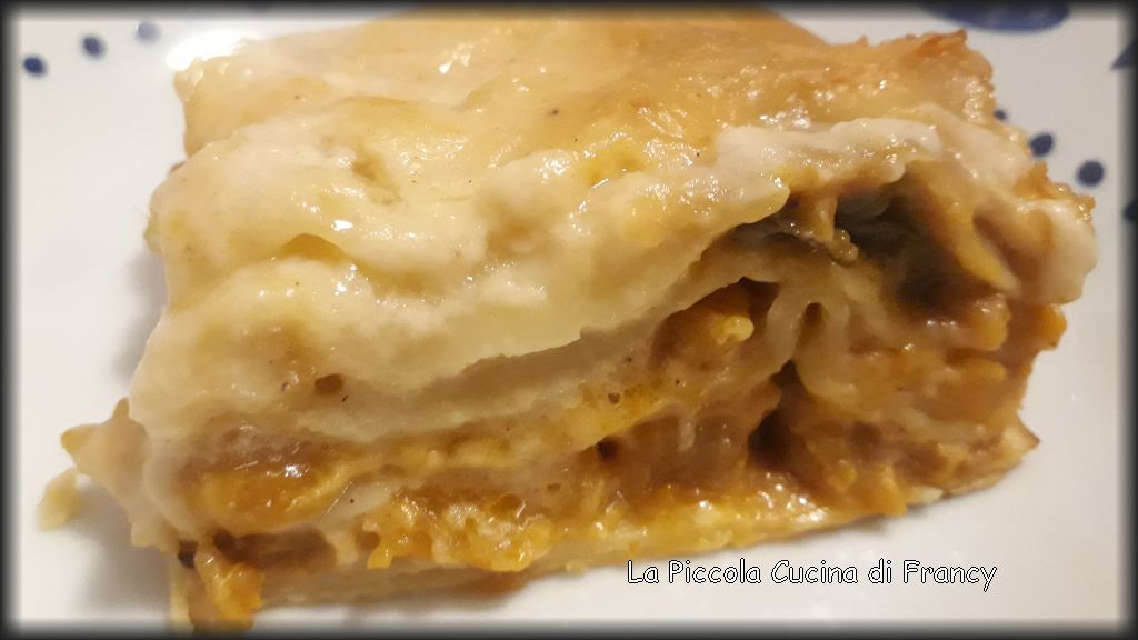 Lasagne alla zucca e taleggio